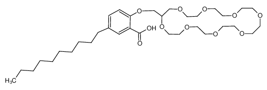 107094-16-6 5-Decyl-2-(1,4,7,10,13,16,19,22-octaoxa-cyclotetracos-2-ylmethoxy)-benzoic acid