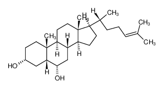 67371-40-8 spectrum, Δ24-3α,6α-dihydroxy-5β-cholestene