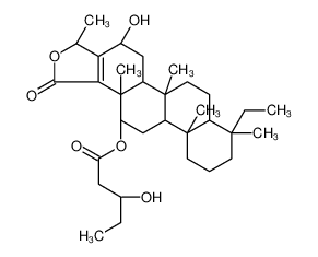 (4beta,5alpha,12beta,16alpha,20R)-4-乙基-16,20-二羟基-12-((3-羟基-1-氧代戊基)氧基)-4,8-二甲基-D(17alpha)-高孕甾-17-烯-17alpha-羧酸 gamma-内酯