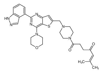 1276105-89-5 structure, C30H35N7O3S