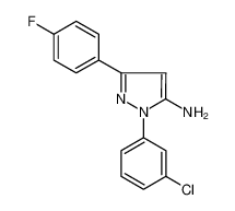 618098-30-9 structure, C15H11ClFN3