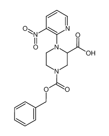 4-(3-nitro-pyridin-2-yl)-piperazine-1,3-dicarboxylic acid 1-benzyl ester