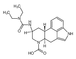 96860-93-4 (6aR,9S,10aR)-9-(3,3-Diethyl-ureido)-6,6a,8,9,10,10a-hexahydro-4H-indolo[4,3-fg]quinoline-7-carboxylic acid