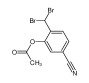 3-(乙酰氧基)-4-(二溴甲基)-苯甲腈