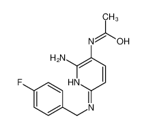 88874-11-7 structure, C14H15FN4O