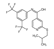 339181-24-7 structure, C18H16F6N2OS