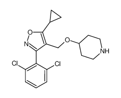 4-[5-cyclopropyl-3-(2,6-dichlorophenyl)isoxazol-4-ylmethoxy]piperidine 1103501-11-6