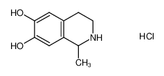 1-methyl-1,2,3,4-tetrahydroisoquinoline-6,7-diol,hydrochloride 70681-20-8