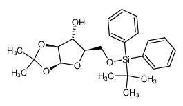 (3aS,5R,6R,6aS)-5-(((tert-butyldiphenylsilyl)oxy)methyl)-2,2-dimethyltetrahydrofuro[2,3-d][1,3]dioxol-6-ol 114738-04-4