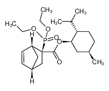 1420376-77-7 (1R,2S,5R)-2-isopropyl-5-methylcyclohexyl (1R,2S,4R)-2-(diethoxyphosphoryl)bicyclo[2.2.1]hept-5-ene-2-carboxylate