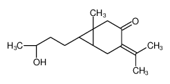 (1R,6S,7R)-7-[(3S)-3-hydroxybutyl]-6-methyl-3-propan-2-ylidenebicyclo[4.1.0]heptan-4-one 142717-57-5