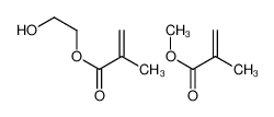 2-hydroxyethyl 2-methylprop-2-enoate,methyl 2-methylprop-2-enoate 26355-01-1