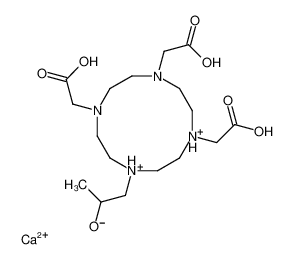 132722-73-7 structure, C17H33CaN4O7+++
