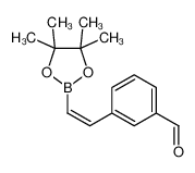 3-[(E)-2-(4,4,5,5-tetramethyl-1,3,2-dioxaborolan-2-yl)ethenyl]benzaldehyde 1160924-30-0