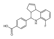 4-(6-fluoro-3a,4,5,9b-tetrahydro-3H-cyclopenta[c]quinolin-4-yl)benzoic acid 436811-08-4