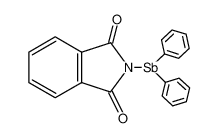 124782-44-1 structure, C20H14NO2Sb