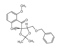 152500-41-9 2-<(4R,5R)-5-benzyloxymethyl-2,2-dimethyl-1,3-dioxolane-4-carbonyl>-3-methylanisole