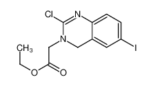 ethyl 2-(2-chloro-6-iodo-4H-quinazolin-3-yl)acetate 116027-13-5