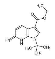 Ethyl 6-amino-1-(2-methyl-2-propanyl)-1H-pyrrolo[2,3-b]pyridine-3 -carboxylate 915726-41-9