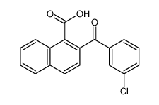 7496-01-7 2-(3-chlorobenzoyl)naphthalene-1-carboxylic acid