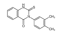 3-(3,4-dimethylphenyl)-2-sulfanylidene-1H-quinazolin-4-one 84772-25-8