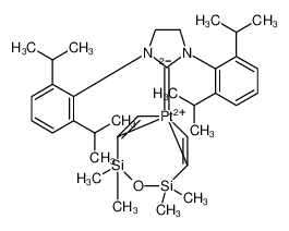 873311-51-4 structure, C35H52N2OPtSi2