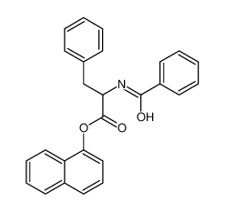 naphthalen-1-yl 2-benzamido-3-phenylpropanoate 124199-70-8