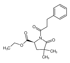 620151-84-0 (S)-ethyl 4,4-dimethyl-N-(3-phenylpropionyl)pyroglutamate