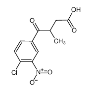 85633-96-1 spectrum, 4-(4-chloro-3-nitrophenyl)-3-methyl-4-oxobutanoic acid(SALTDATA: FREE)