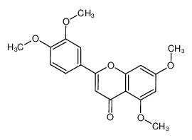 855-97-0 spectrum, 2-(3,4-dimethoxyphenyl)-5,7-dimethoxychromen-4-one