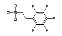 13235-90-0 structure, C8H4Cl3F5Si