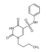 1-butyl-2,4-dioxo-N-phenylpyrimidine-5-sulfonamide 28485-16-7