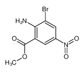 methyl 2-amino-3-bromo-5-nitrobenzoate 29081-48-9