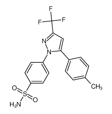 4-[5-(4-甲基苯基)-3-(三氟甲基)-1H-吡唑-1-基]-苯磺酰胺