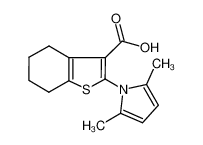 2-(2,5-dimethylpyrrol-1-yl)-4,5,6,7-tetrahydro-1-benzothiophene-3-carboxylic acid 433245-13-7