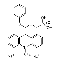 193884-22-9 structure, C22H20NNa2O4PS++