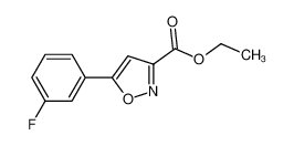 ETHYL-5(3-FLUOROPHENYL)-ISOXAZOLE-3-CARBOXYLATE 371157-14-1