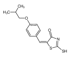 (5E)-5-(4-异丁氧基亚苄基)-2-疏基-1,3-噻唑-4(5H)-酮