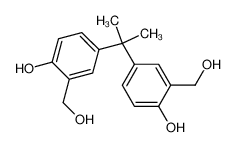 4,4'-propane-2,2-diylbis[(2-hydroxymethyl)phenol] 2509-47-9