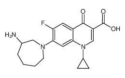 7-(3-氨基氮杂环庚烷-1-基)-1-环丙基-6-氟-4-氧代-1,4-二氢喹啉-3-羧酸