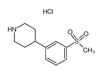4-(3-methanesulfonyl-phenyl)-piperidine hydrochloride 346688-60-6