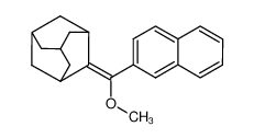 110347-70-1 methoxy-(2-naphtyl)-methylideneadamantane