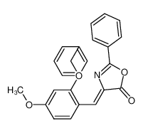 4-[(4-methoxy-2-phenylmethoxyphenyl)methylidene]-2-phenyl-1,3-oxazol-5-one