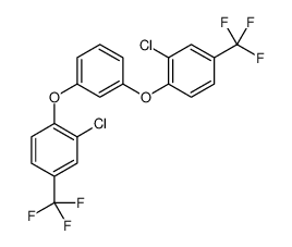 2-chloro-1-[3-[2-chloro-4-(trifluoromethyl)phenoxy]phenoxy]-4-(trifluoromethyl)benzene 50594-74-6