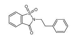 16766-83-9 2-(2-phenylethyl)-1,2-benzisothiazol-3(2H)-one 1,1-dioxide