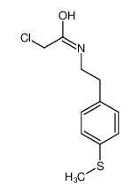 2-Chloro-N-{2-[4-(methylsulfanyl)phenyl]ethyl}acetamide 1172264-16-2