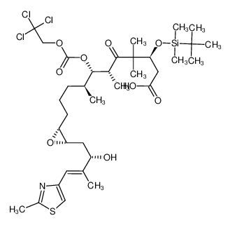 342607-18-5 structure, C35H56Cl3NO9SSi