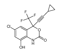 (4S)-6-氯-4-(环丙基乙炔基)-8-羟基-4-(三氟甲基)-1,4-二氢-2H-3,1-苯并恶嗪-2-酮