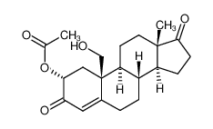 124522-68-5 spectrum, 2α-acetoxy-19-hydroxyandrost-4-ene-3,17-dione