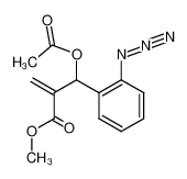 670227-52-8 methyl 3-acetoxy-3-(2-azidophenyl)-2-methylenepropanoate